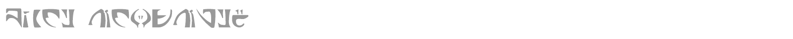 Space Encounter font preview